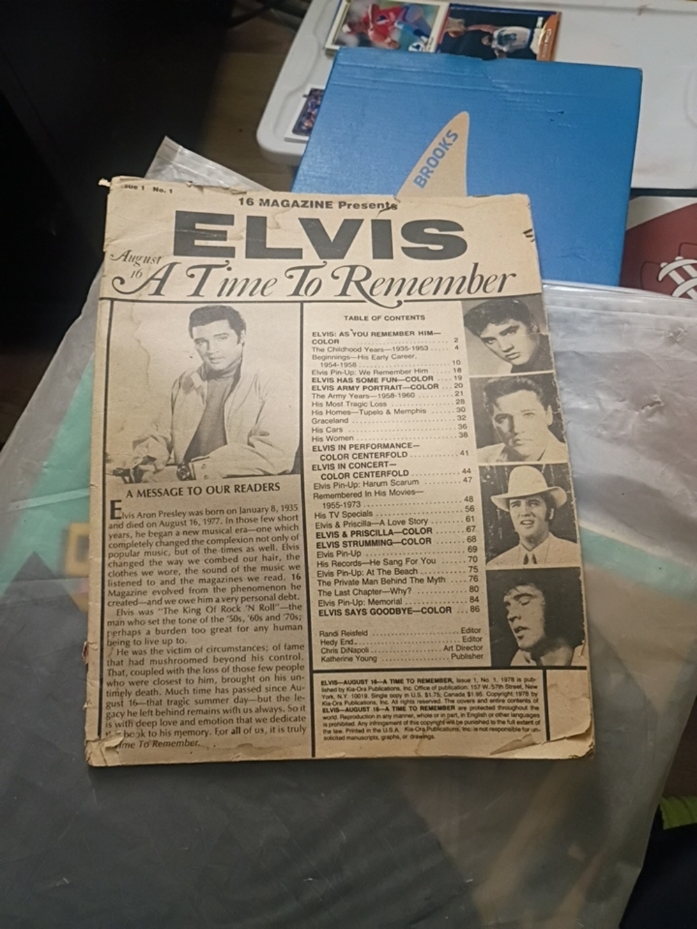 A Time to Remember Elvis Vintage-Style Poster - Beige